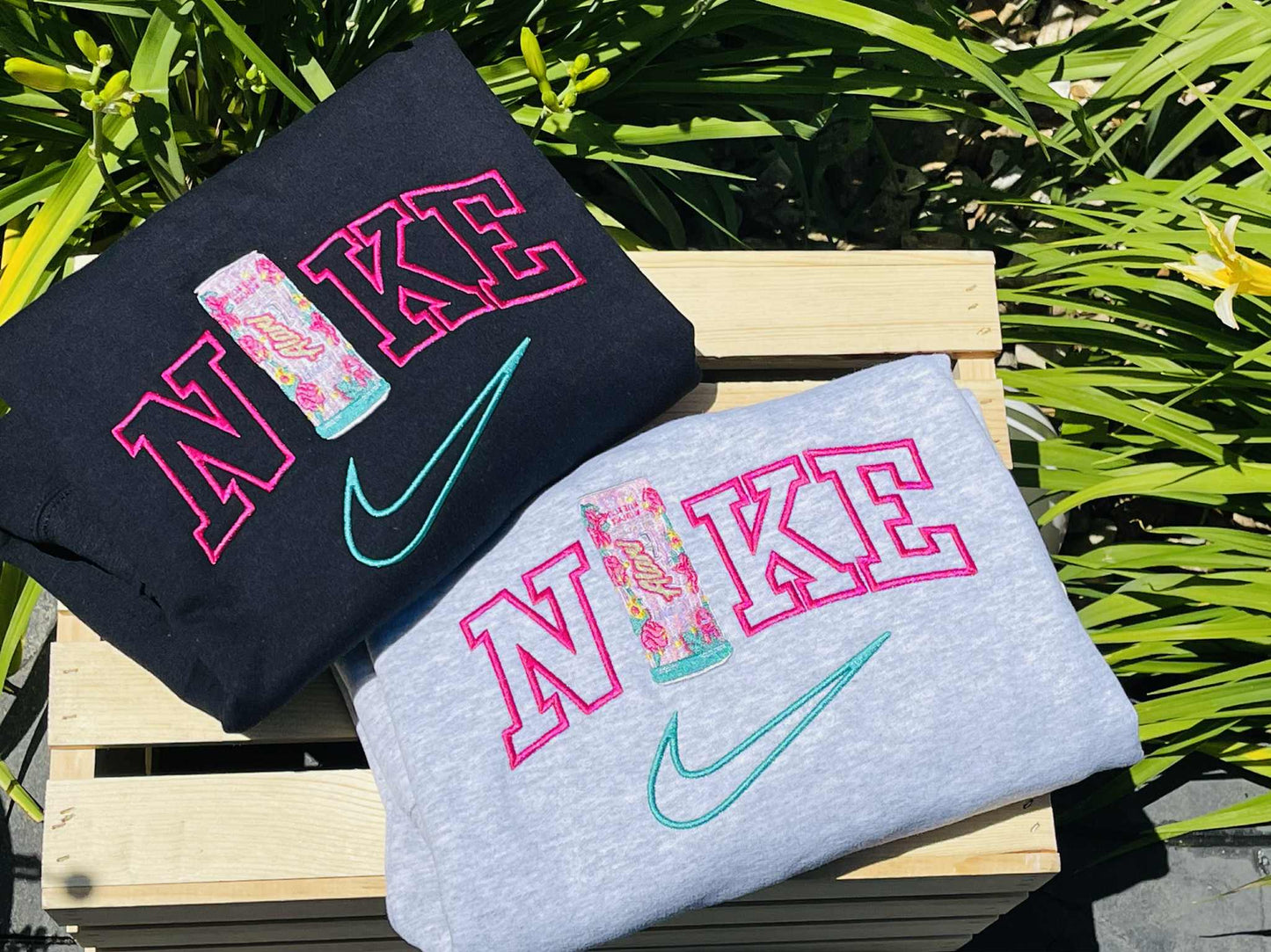Alani Cotton Candy Swoosh Embroidered Sweatshirt