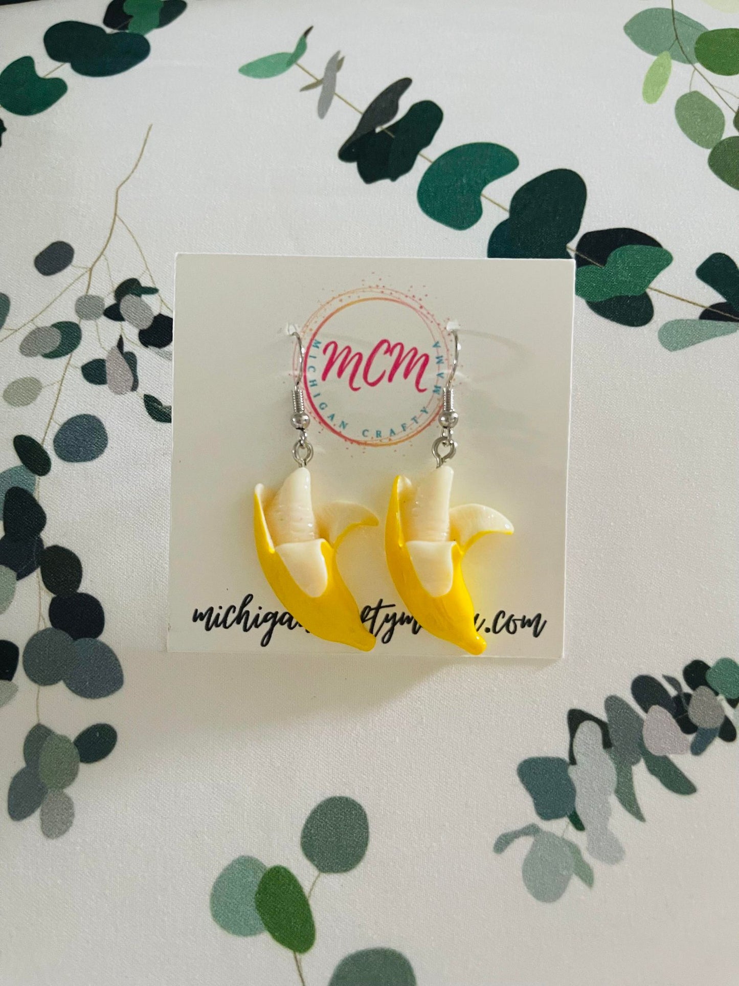 Banana Earrings