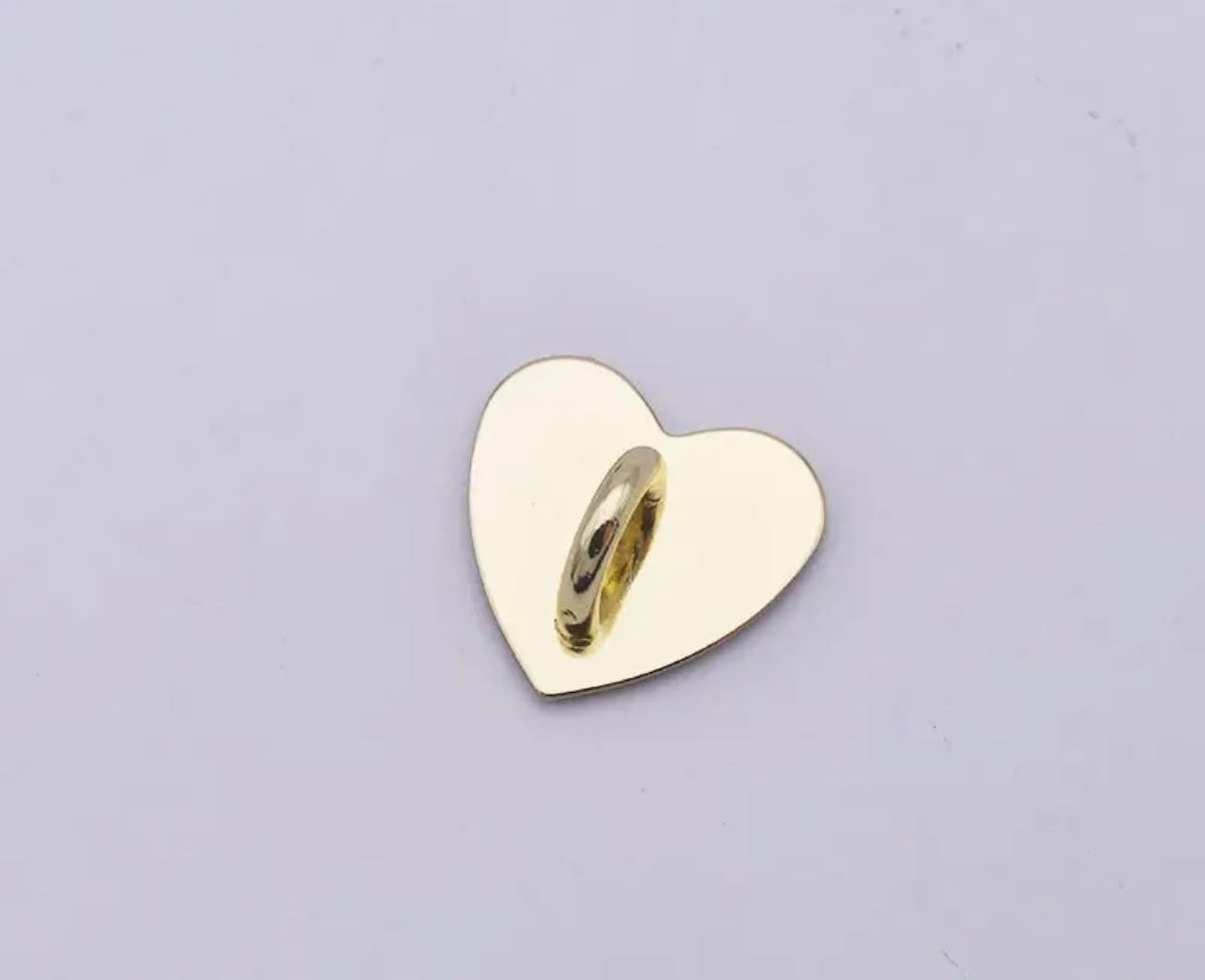 Key Chain/ Charm Hook Heart Attachment