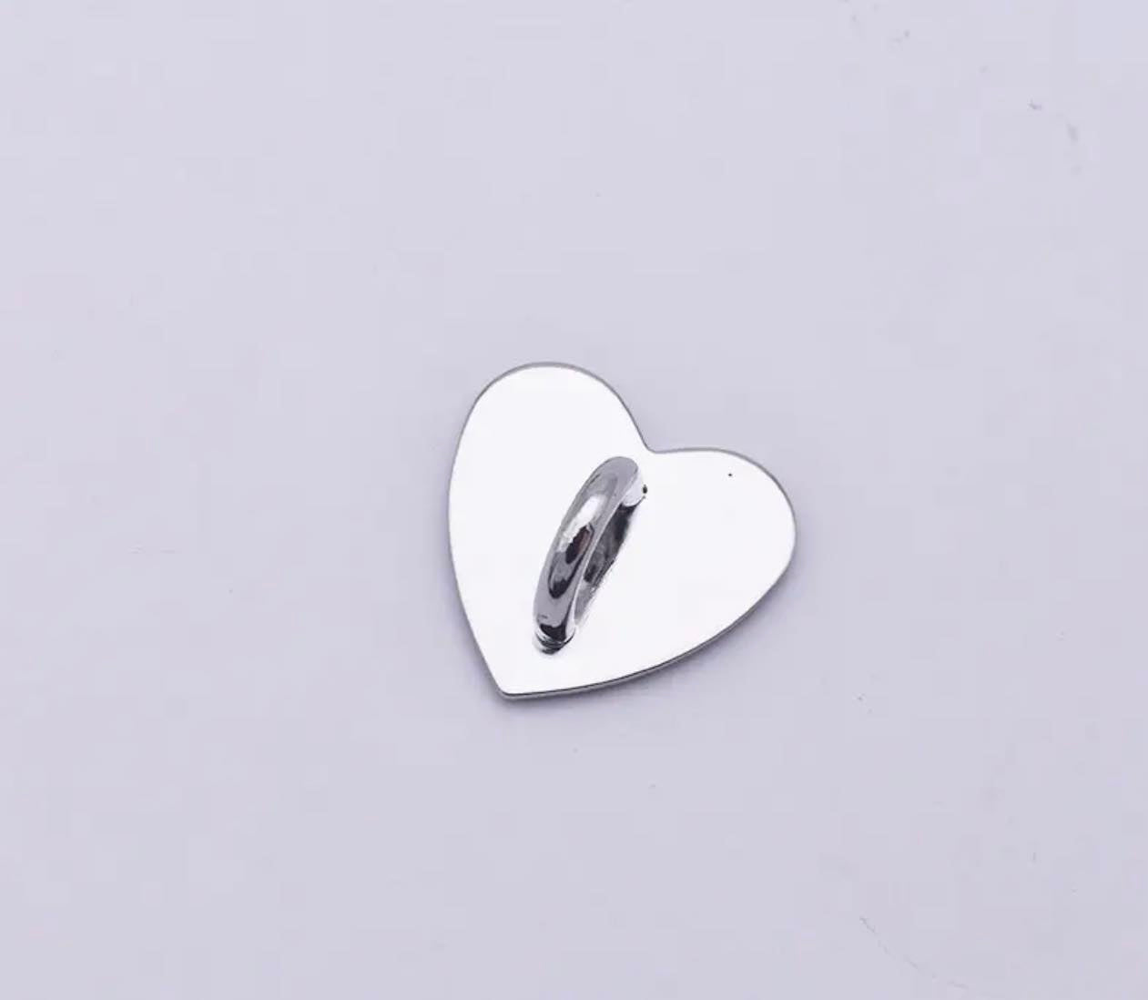 Key Chain/ Charm Hook Heart Attachment