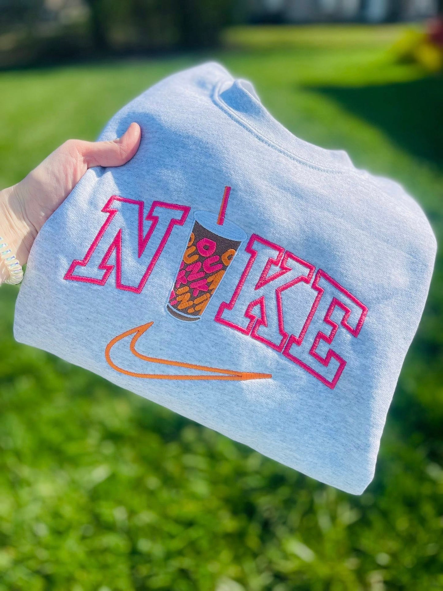 Dunk Coffee Swoosh Embroidered Sweatshirt