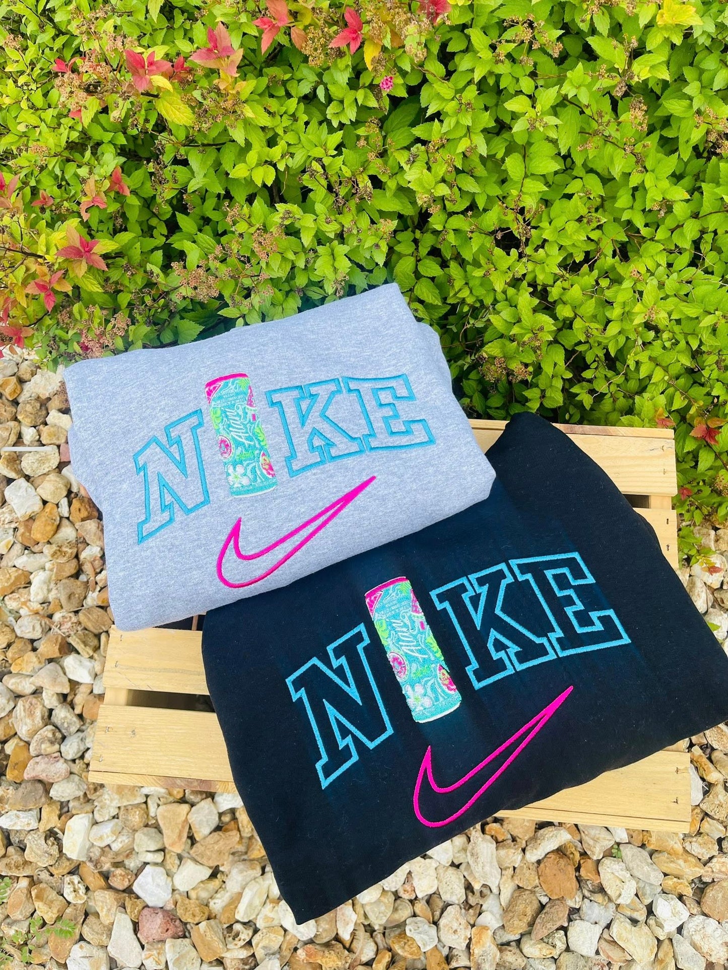 Alani Watermelon Wave Swoosh Embroidered Sweatshirt