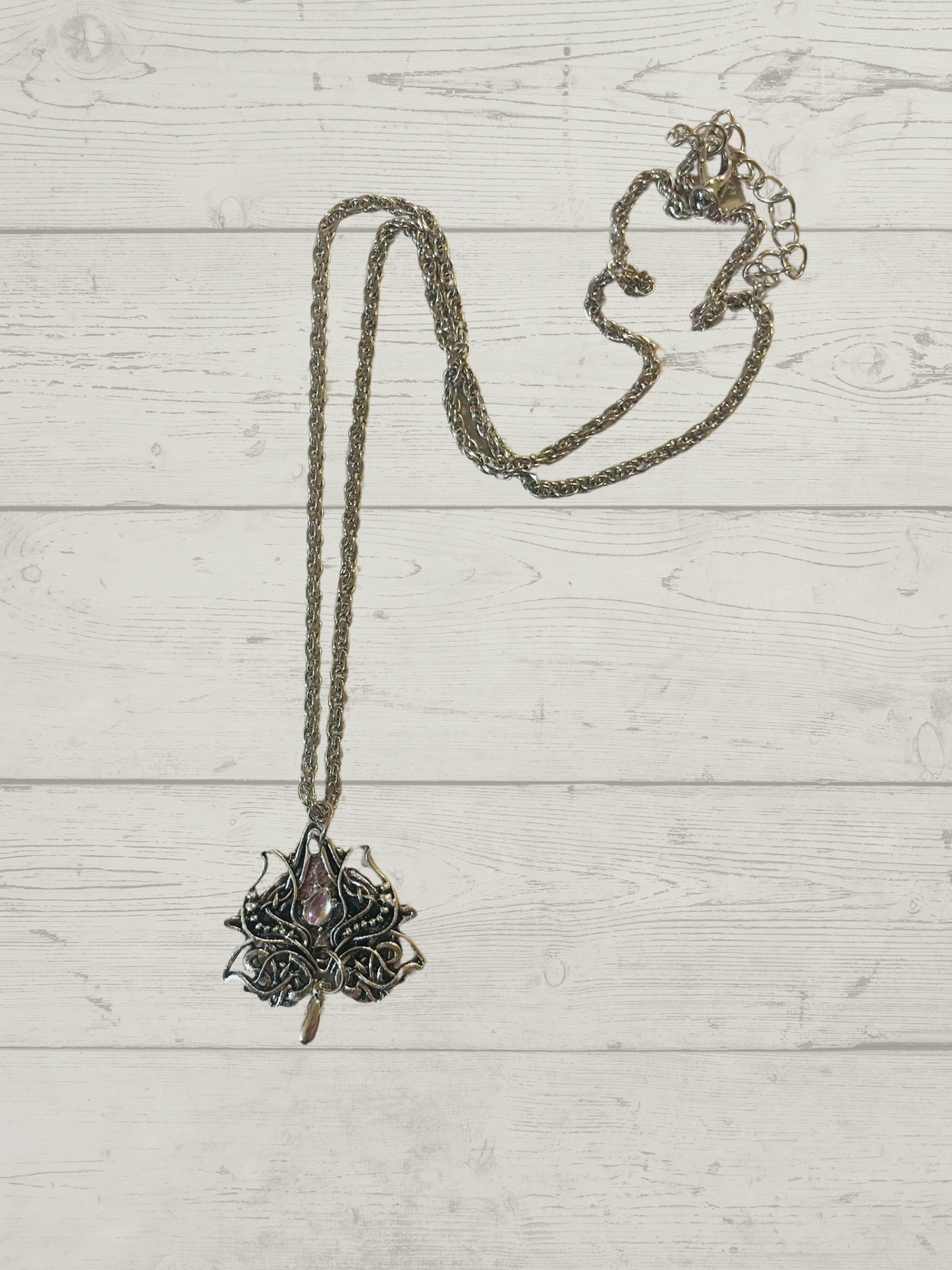 Silver Stone Necklace