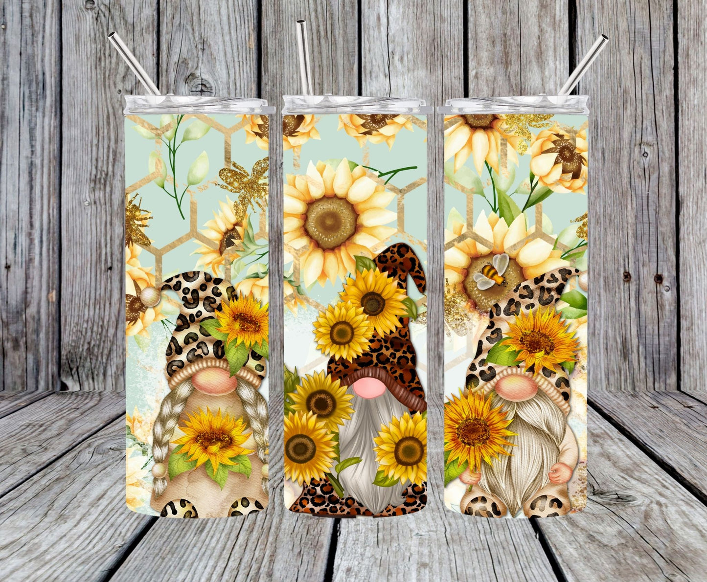 Sunflower Bee Gnome