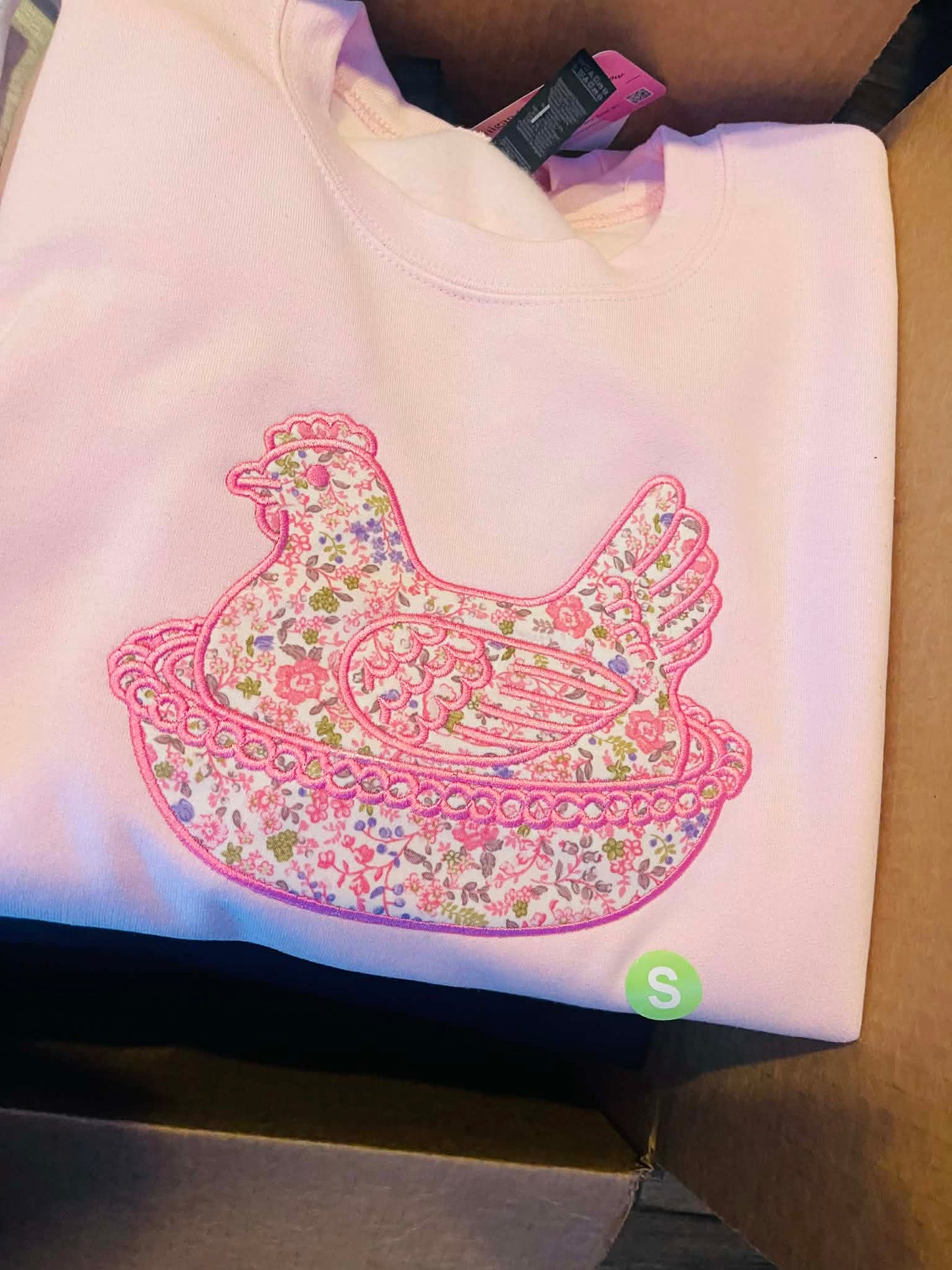 Chicken in a Basket Pink