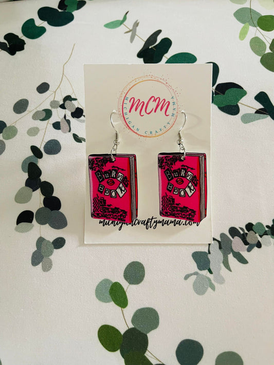 Burn Book Earrings