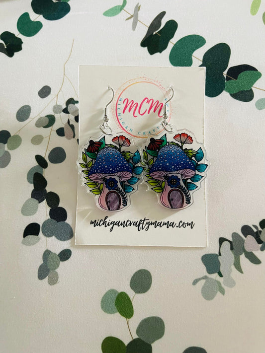 Magical Mushroom Earrings