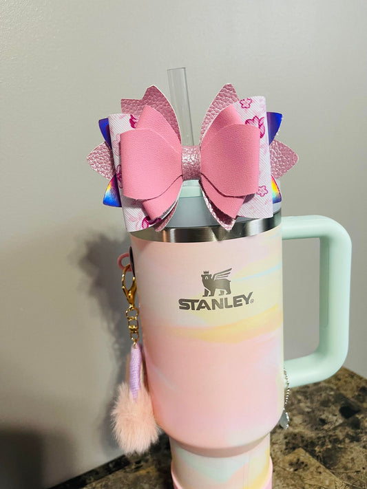 Lovely & Pink Flower Bow