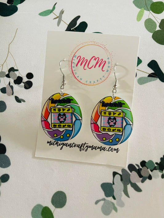 Tamagotchi Earrings
