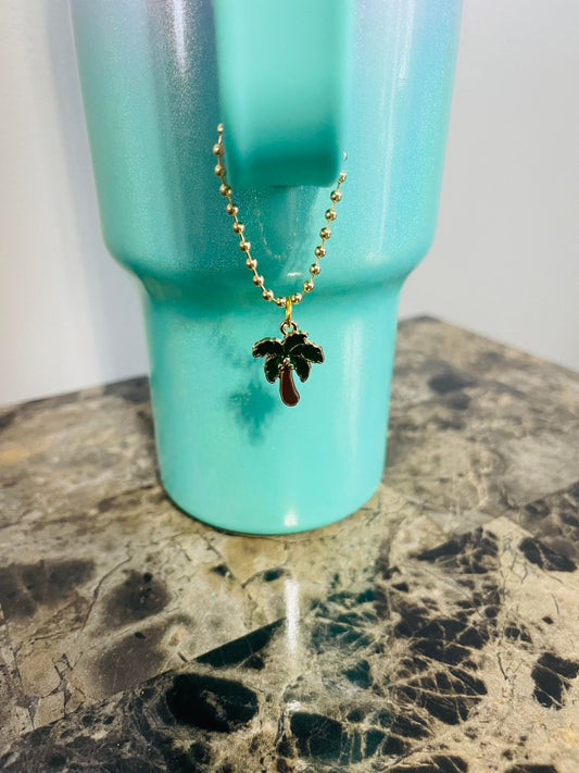 Palm Tree Handle Charm