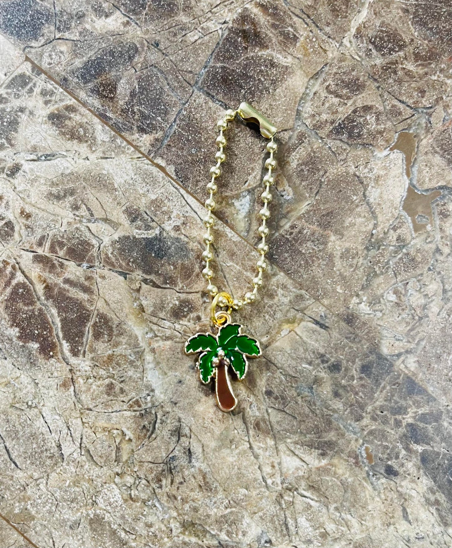 Palm Tree Handle Charm