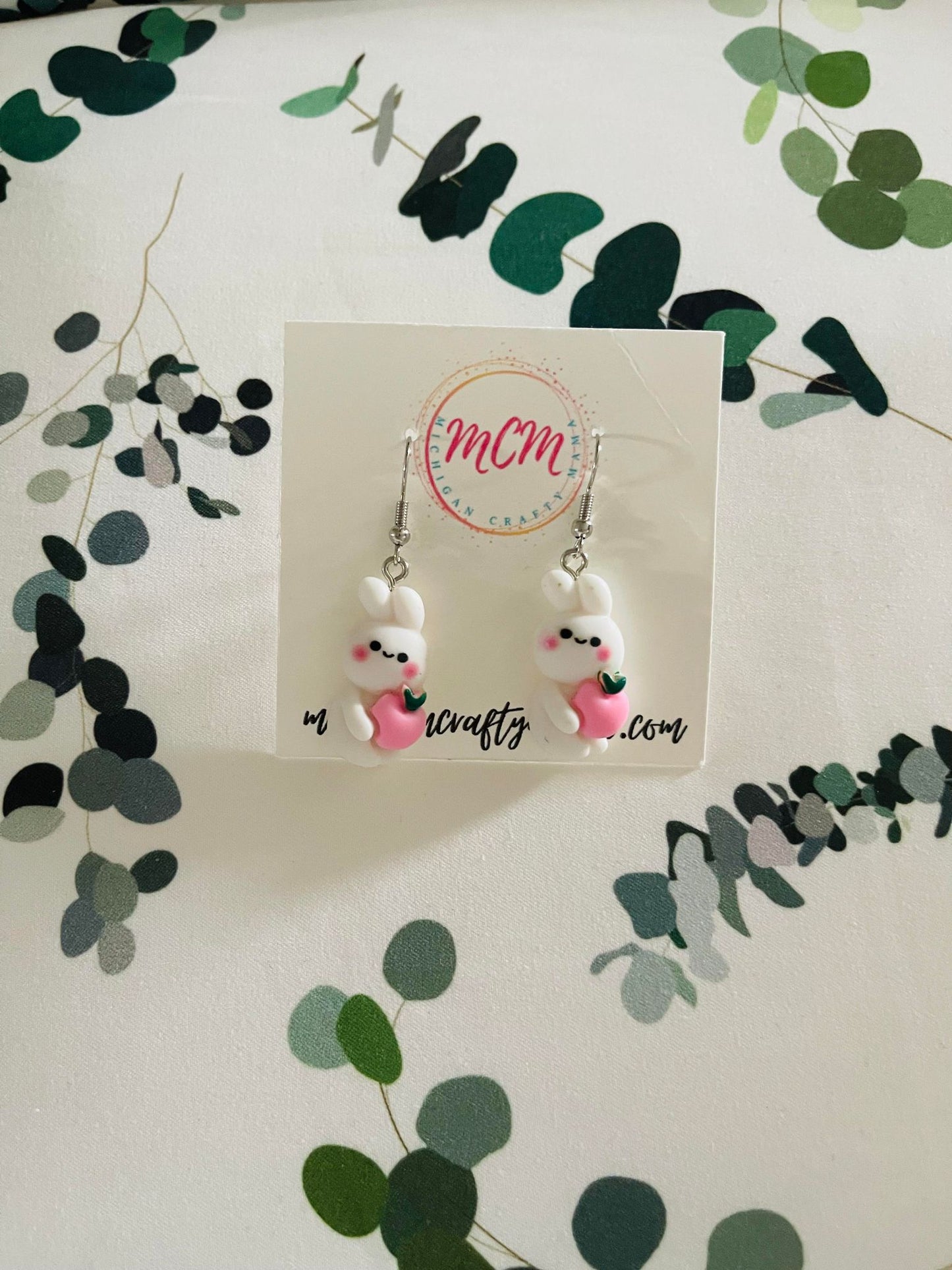 Happy Bunny Earrings