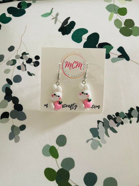 Happy Bunny Earrings