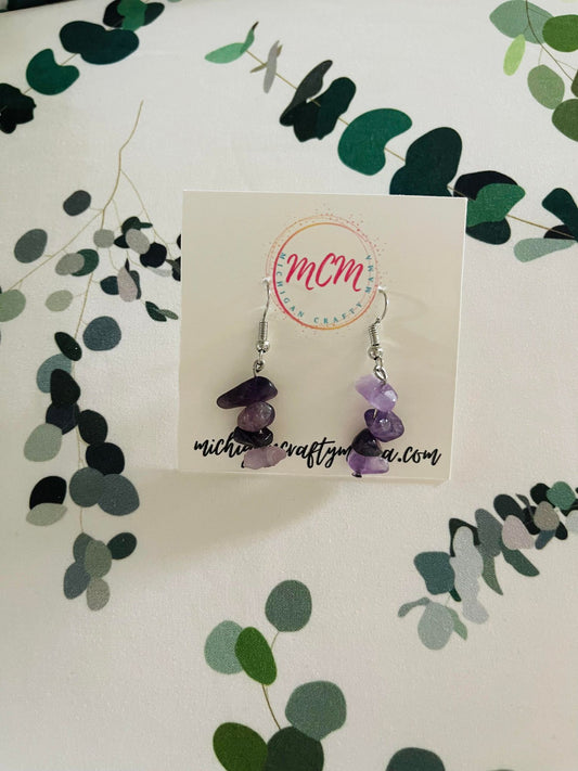 Amethyst Gemstone Earrings