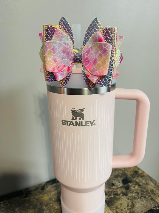 Colorful Mermaid Bow