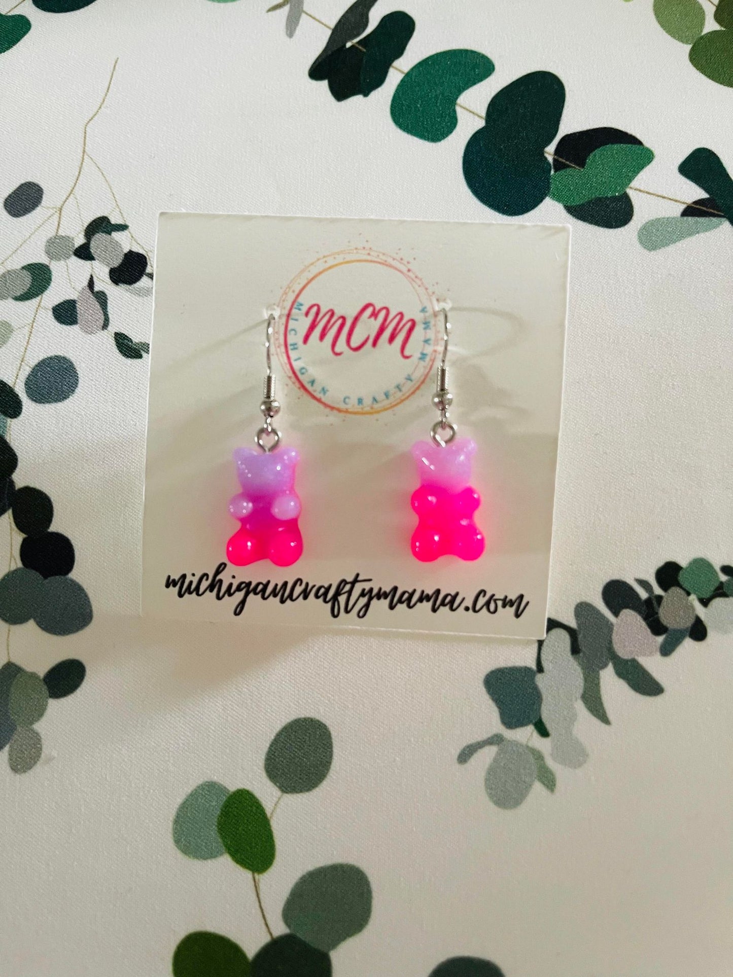 Gummy Bear Earrings