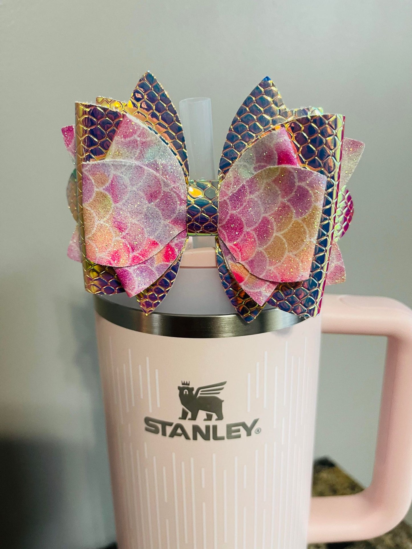 Colorful Mermaid Bow