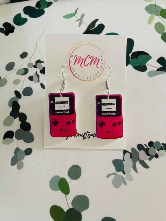 Gameboy Earrings