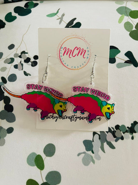 Stay Weird Earrings