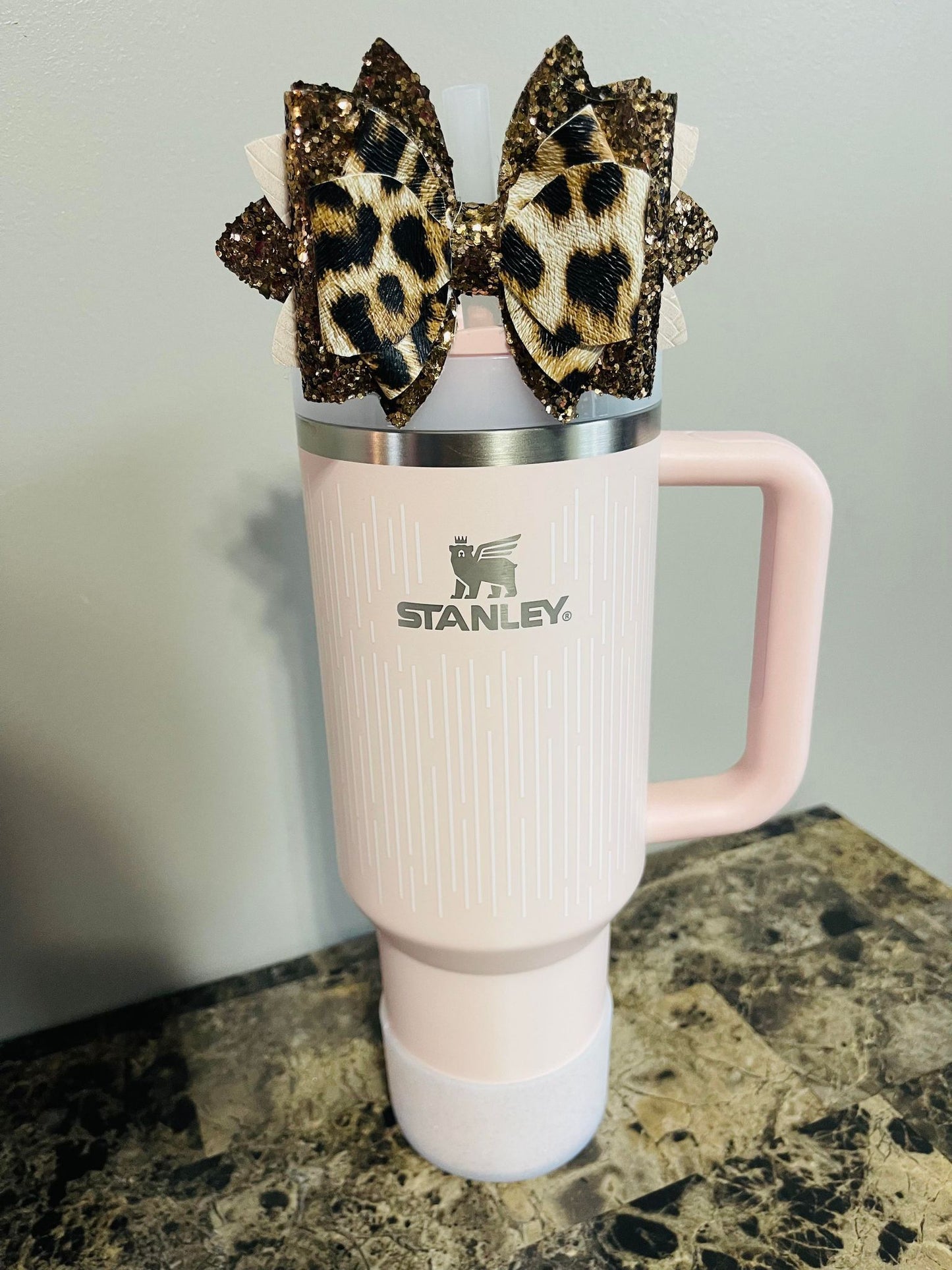 Chocolate Cheetah Bow
