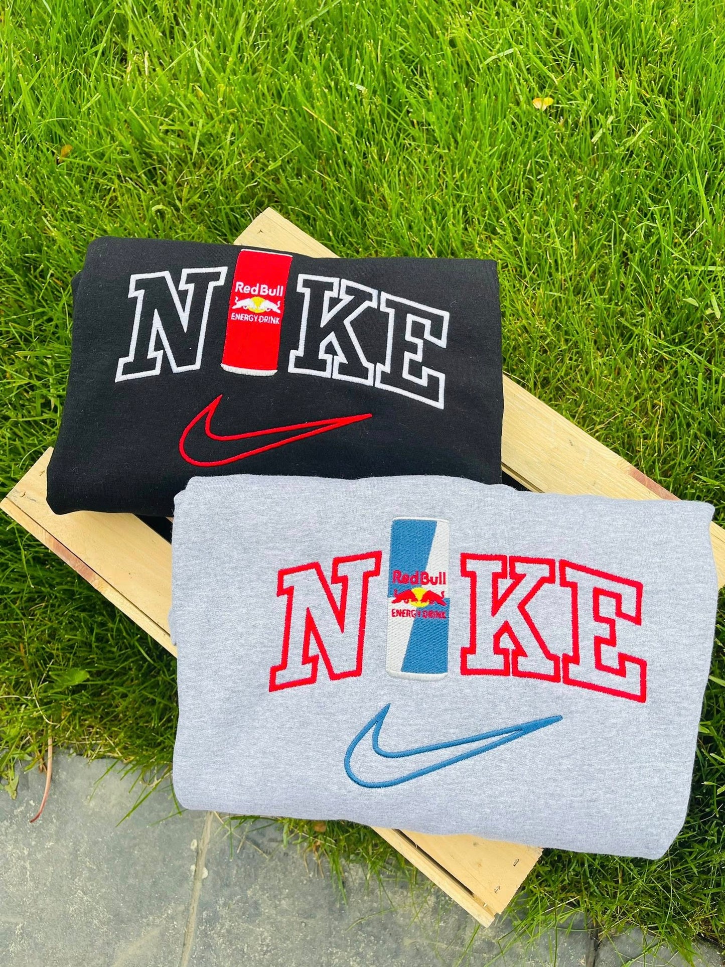 Red Bull Swoosh Embroidered Sweatshirt