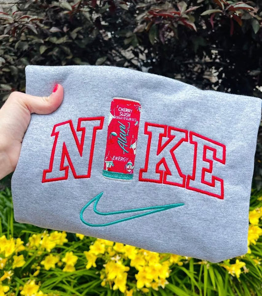 Alani Cherry Slush Swoosh Embroidered Sweatshirt