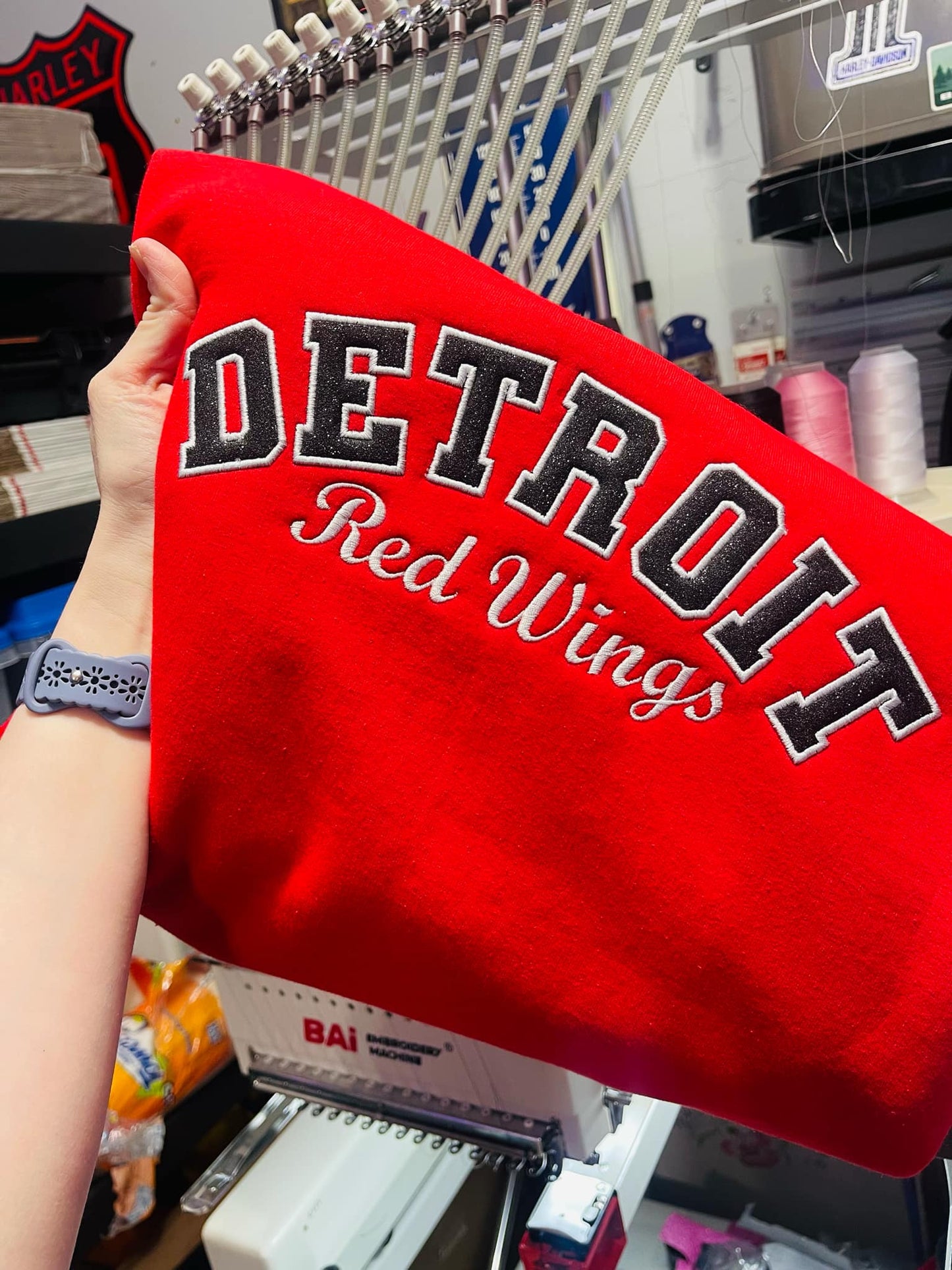 Detroit Wings Embroidered