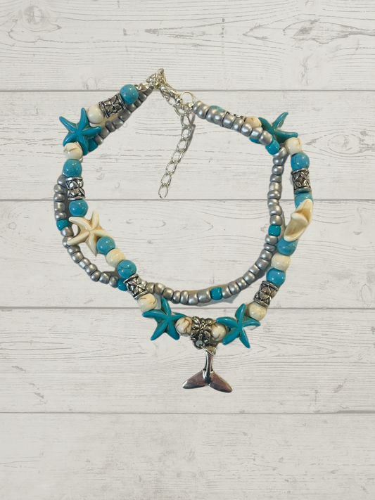 Whale Tale Anklet