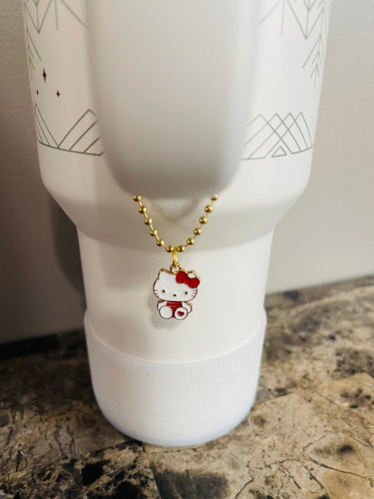 Red kitty charm